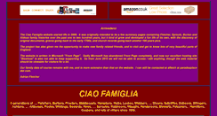 Desktop Screenshot of ciaofamiglia.com