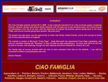 Tablet Screenshot of ciaofamiglia.com